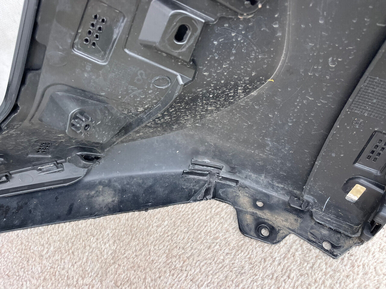 Peugeot 208 Gt Line Mk2 2020-2023 Front Bumper Black No Pdc Genuine [c390]