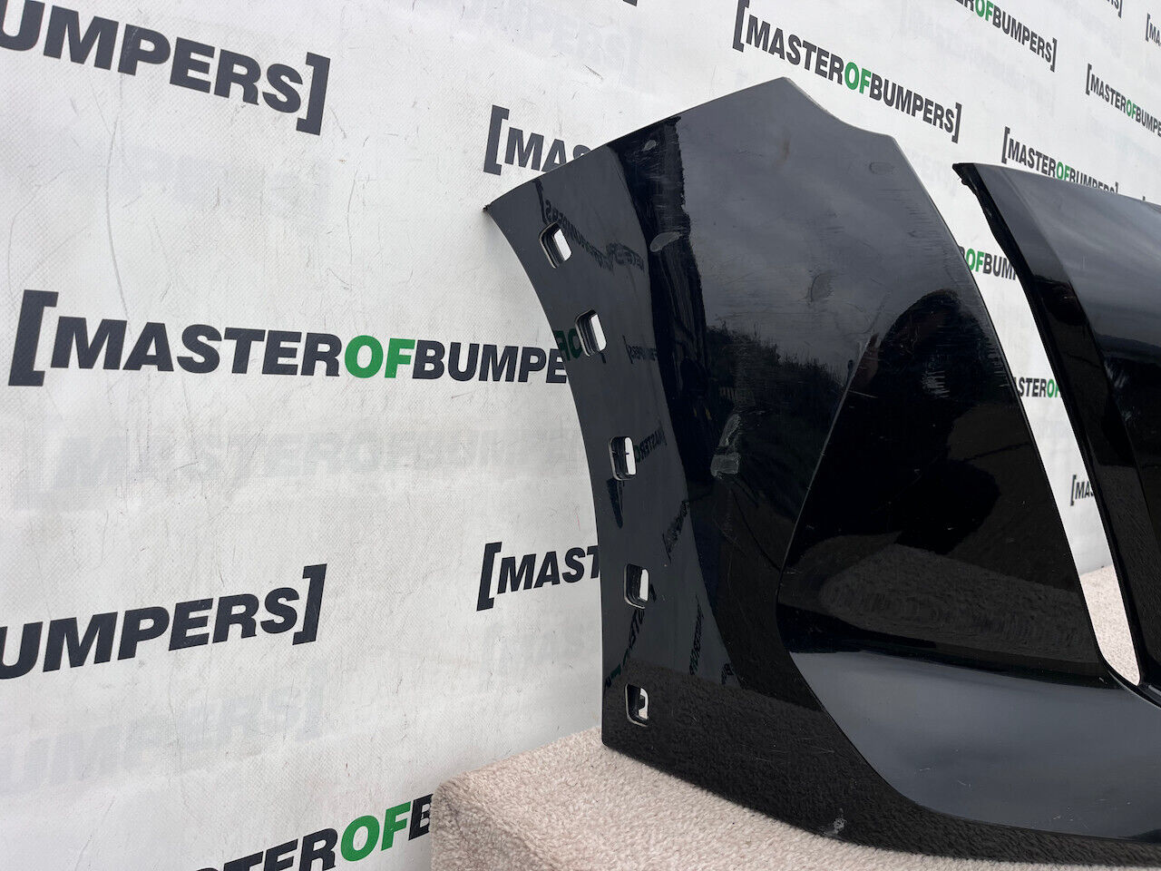 Peugeot 208 Gt Line Mk2 2020-2023 Front Bumper Black No Pdc Genuine [c390]