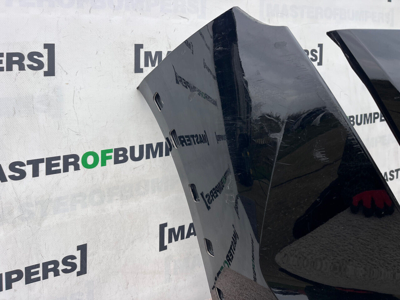 Peugeot 208 Gt Line Mk2 2020-2023 Front Bumper Black No Pdc Genuine [c390]