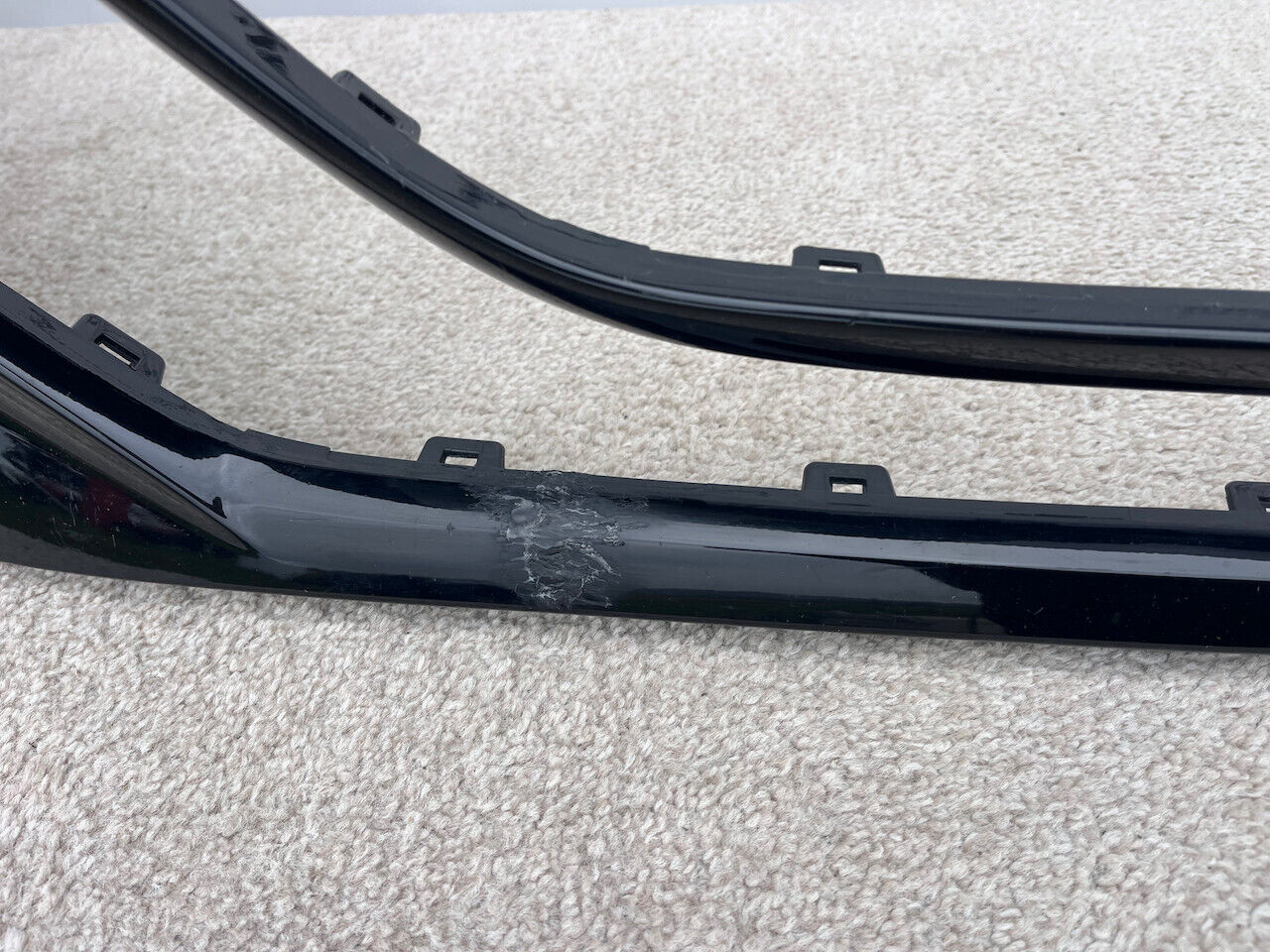 Peugeot 208 Gt Line Mk2 2020-2023 Front Bumper Black No Pdc Genuine [c390]