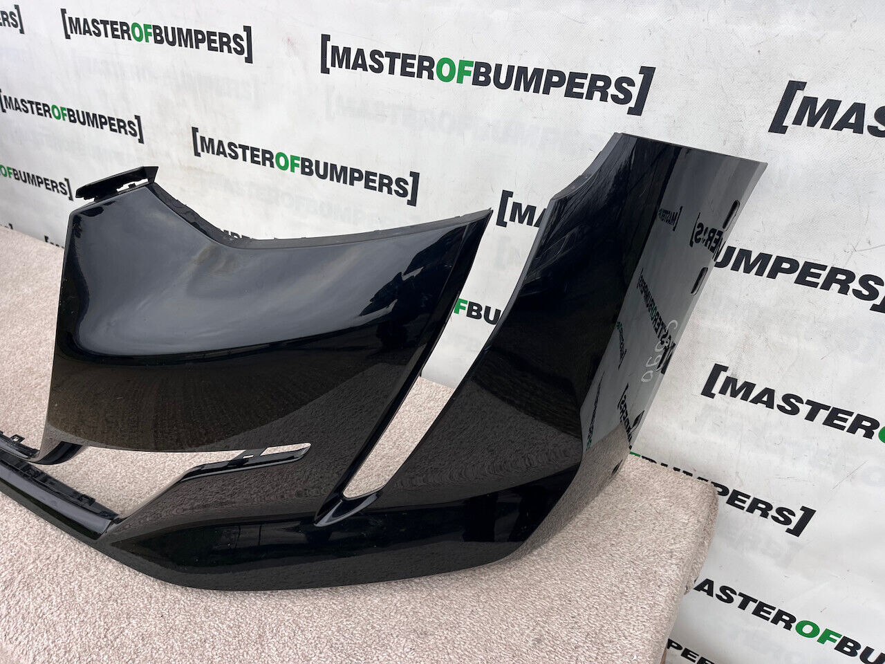 Peugeot 208 Gt Line Mk2 2020-2023 Front Bumper Black No Pdc Genuine [c390]