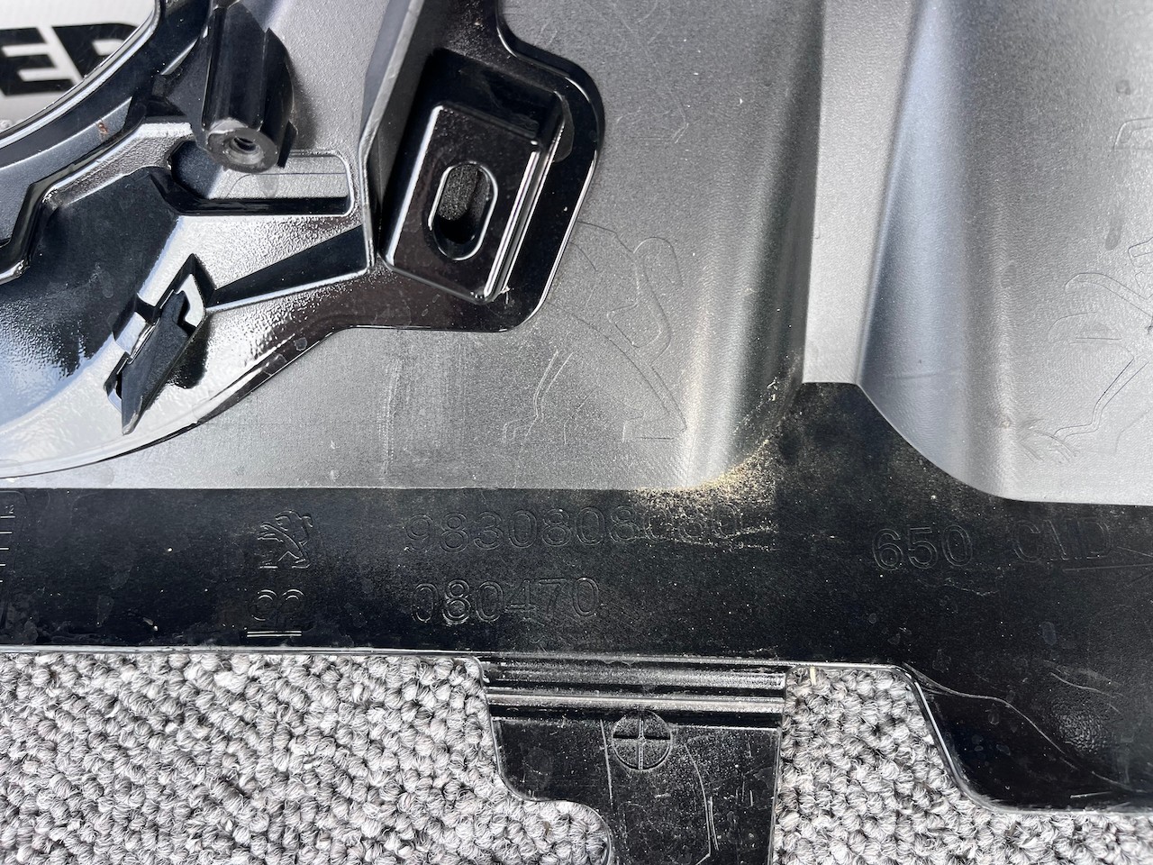 Peugeot 208 Gt Line Mk2 2020-2023 Rear Bumper 4 Pdc Genuine [c432]