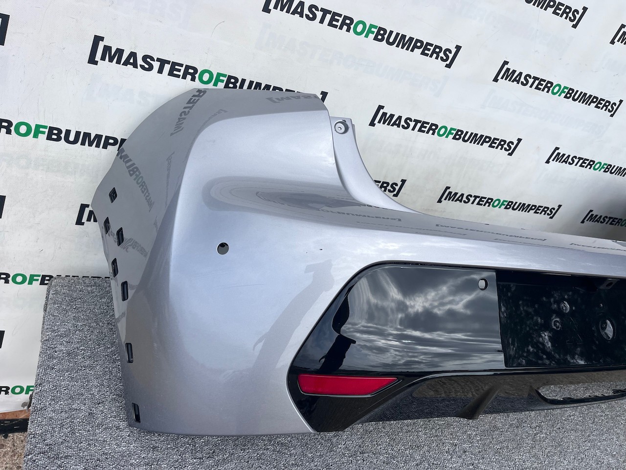 Peugeot 208 Gt Line Mk2 2020-2023 Rear Bumper 4 Pdc Genuine [c432]