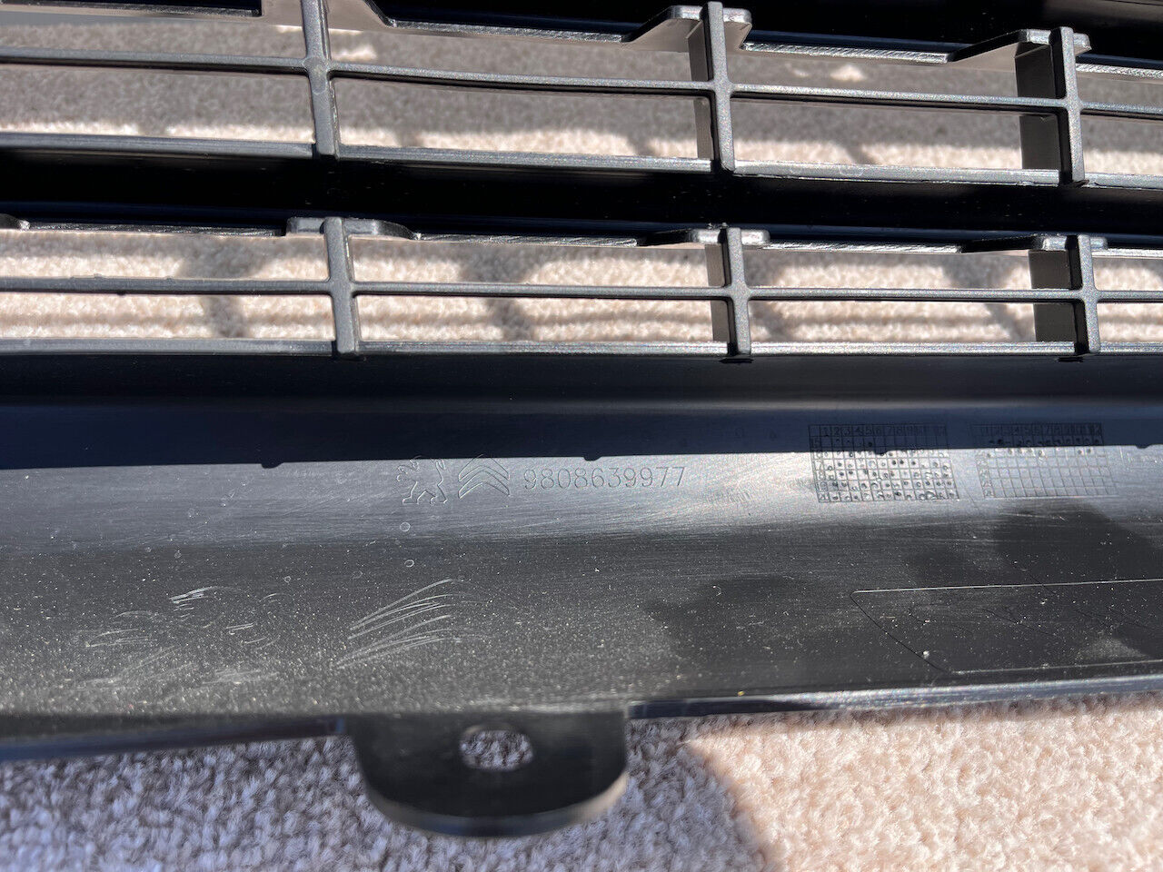 Peugeot Expert Citroen Dispatch 2016-2022 Front Bumper No Pdc Genuine [c376]