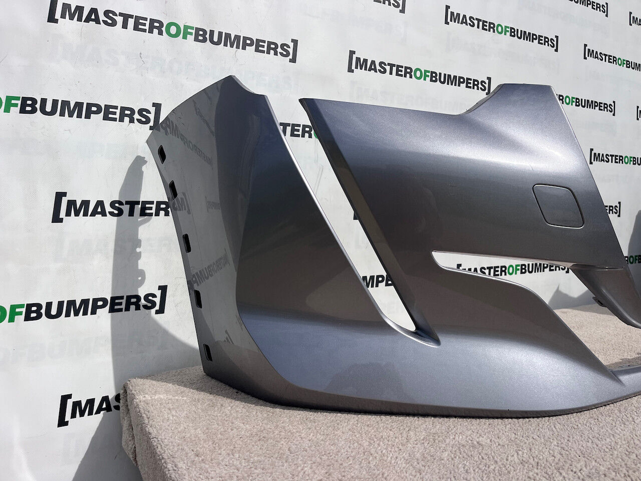 Peugeot 208 Gt Line Mk2 2020-2023 Front Bumper Grey No Pdc Genuine [c332]