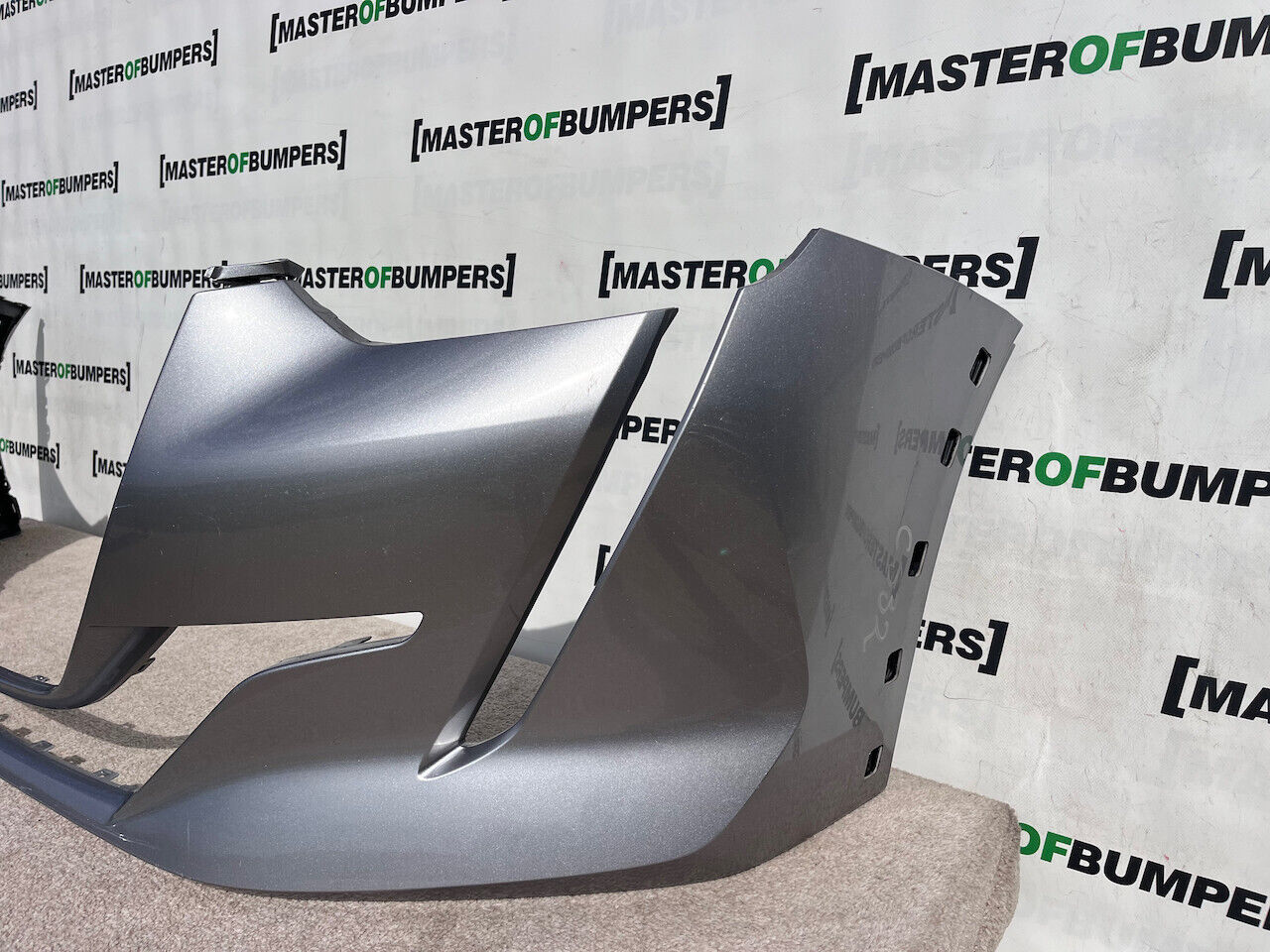 Peugeot 208 Gt Line Mk2 2020-2023 Front Bumper Grey No Pdc Genuine [c332]