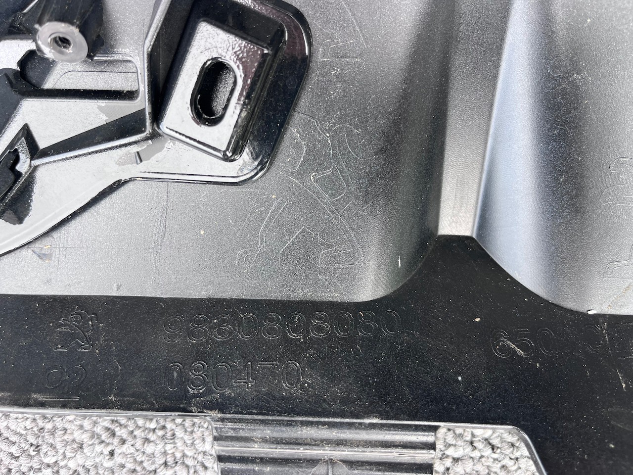 Peugeot 208 Gt Line Mk2 2020-2023 Rear Bumper 4 Pdc Genuine [c433]