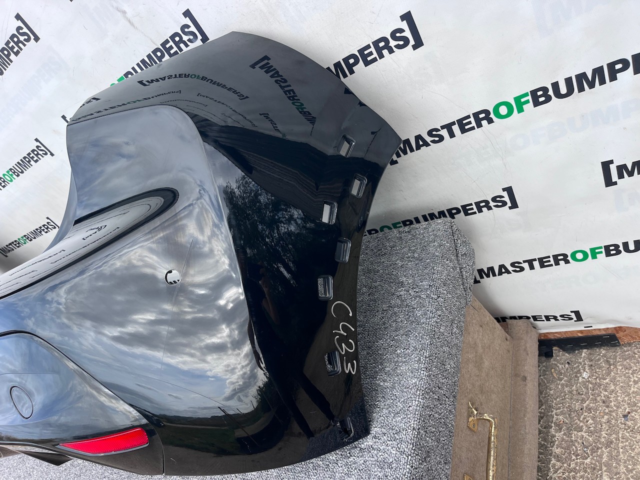 Peugeot 208 Gt Line Mk2 2020-2023 Rear Bumper 4 Pdc Genuine [c433]