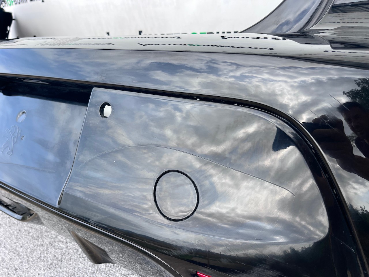 Peugeot 208 Gt Line Mk2 2020-2023 Rear Bumper 4 Pdc Genuine [c433]