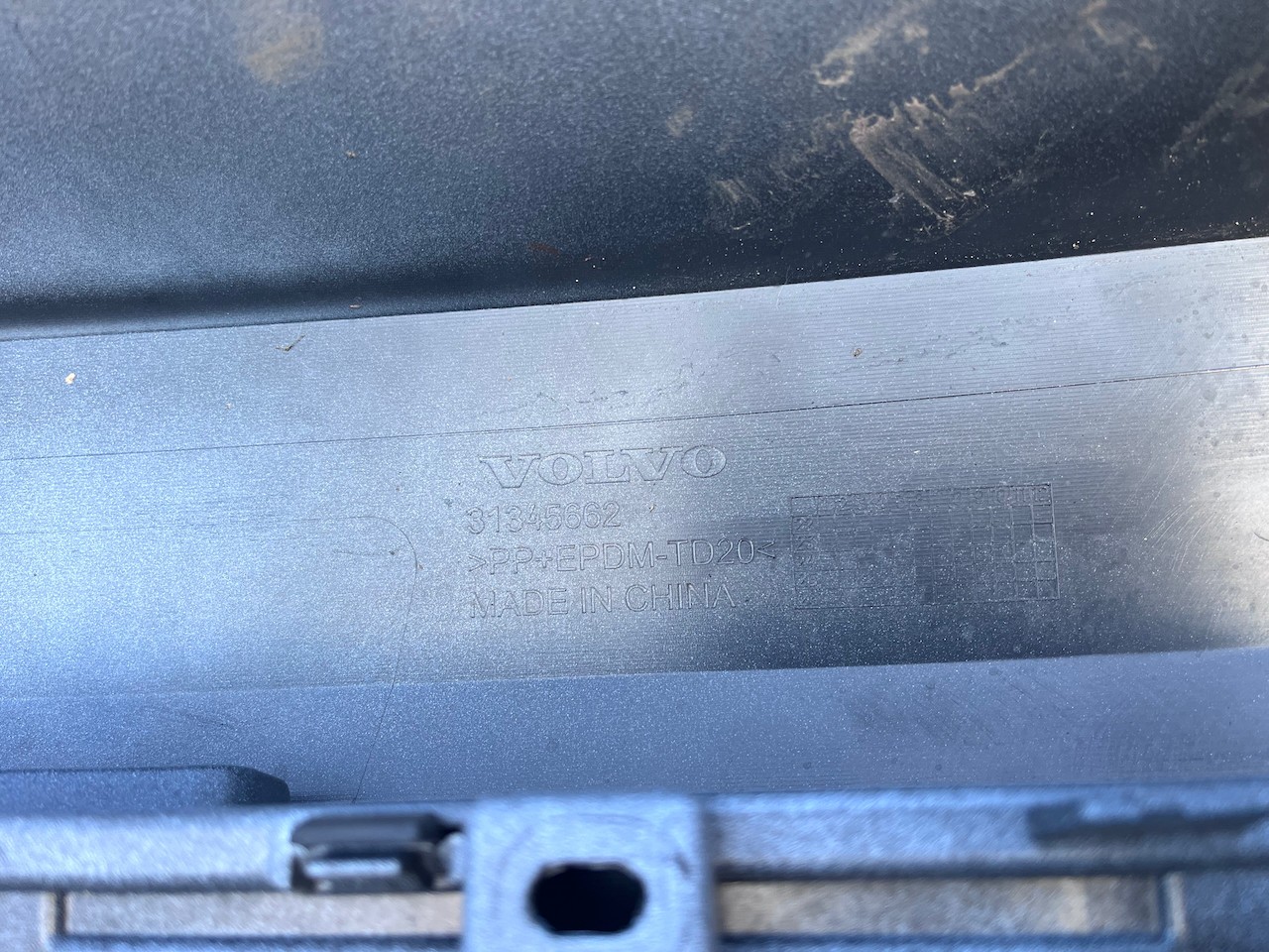 Volvo Ex30 Plus Performance 2024-on Rear Bumper 6 Pdc Genuine [n395]