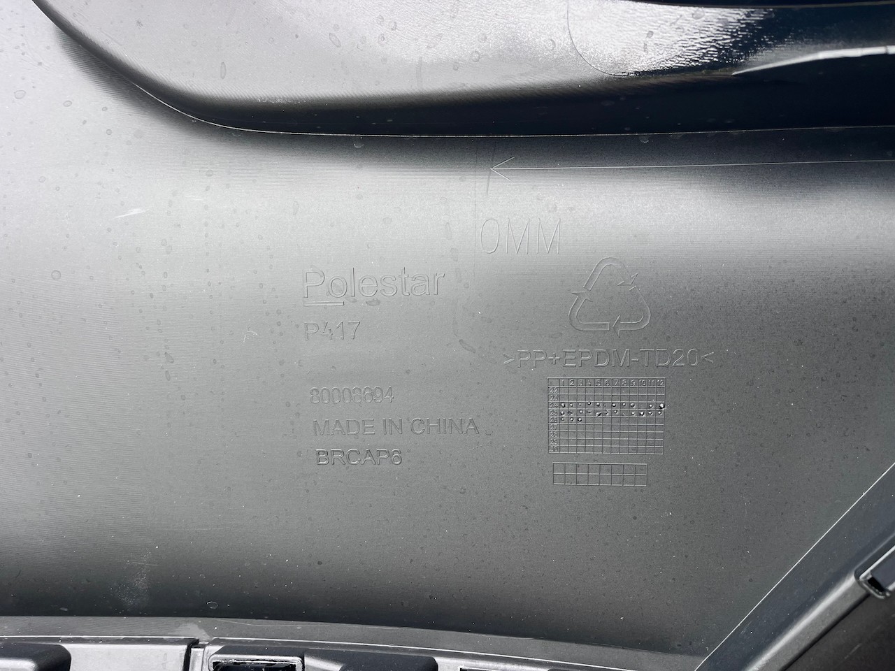 Polestar 4 Ev Hatchback Electric 2024-2027 Rear Bumper 6 Pdc Genuine [n458]