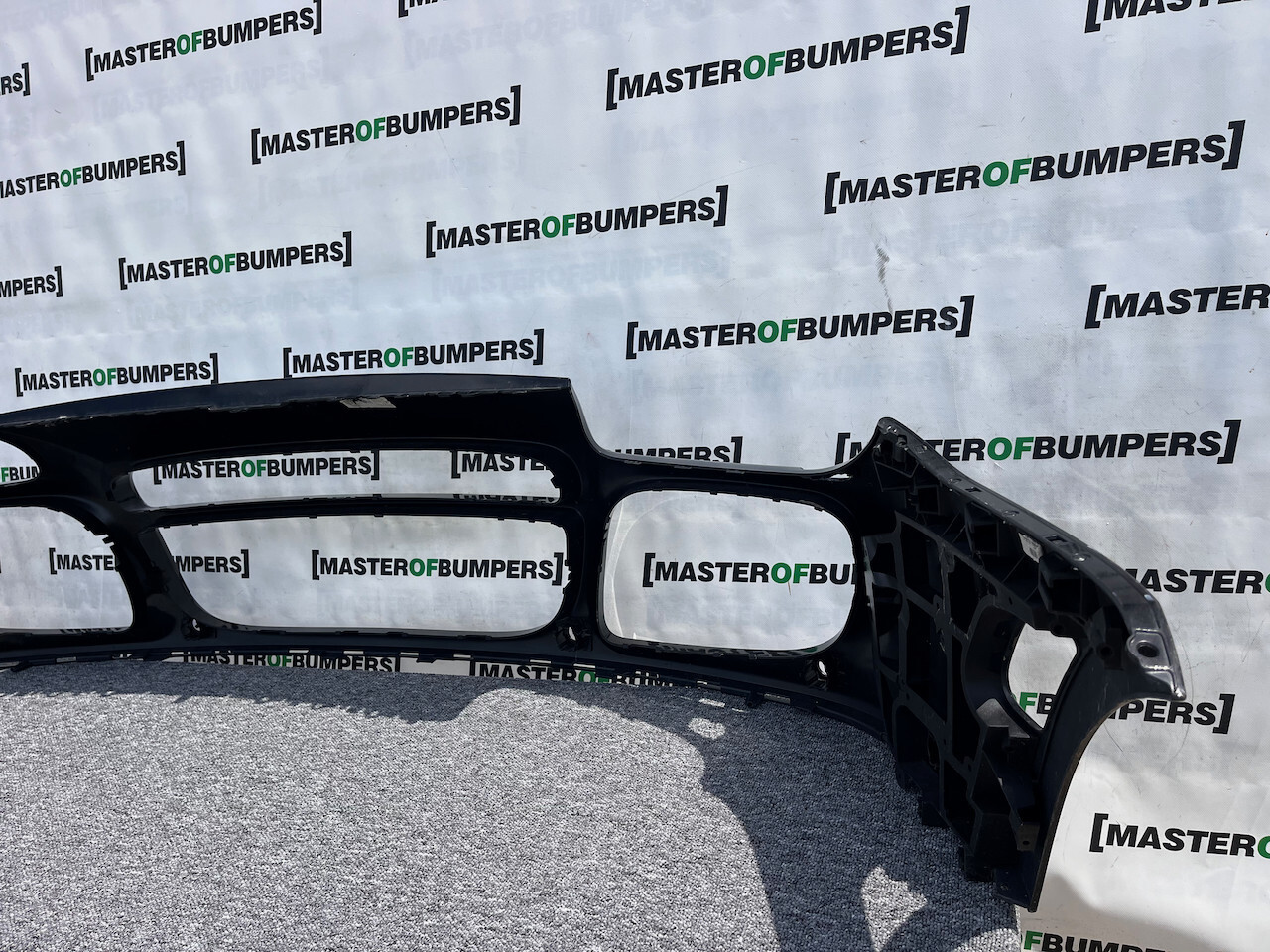 Porsche Cayenne Turbo Mk1 Suv 2002-2006 Front Bumper Black 6 Pdc Genuine [p454]