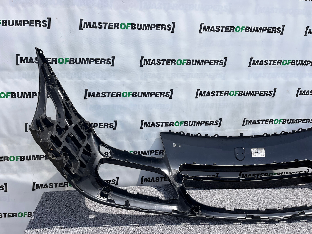 Porsche Cayenne Turbo Mk1 Suv 2002-2006 Front Bumper Black 6 Pdc Genuine [p454]