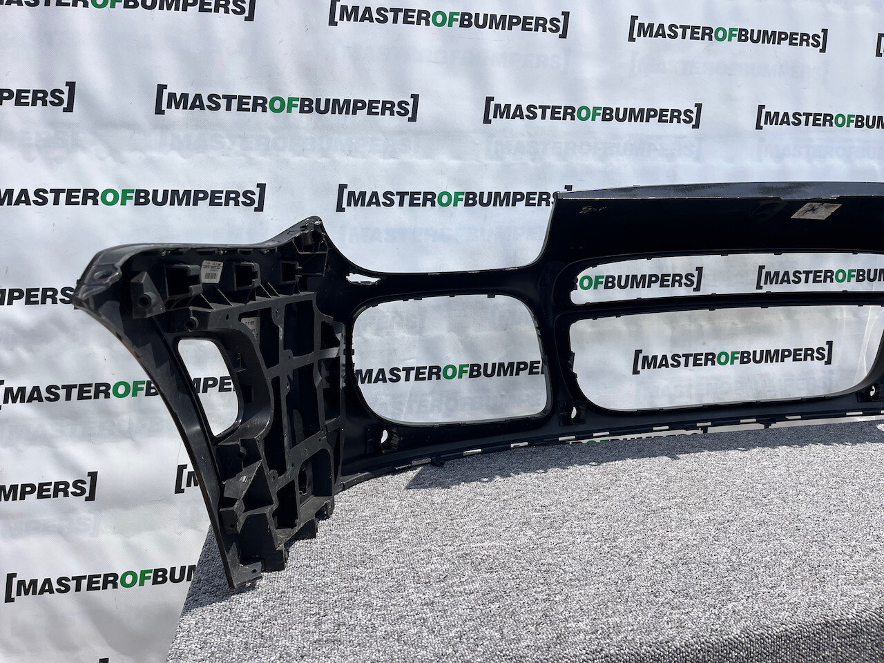 Porsche Cayenne Turbo Mk1 Suv 2002-2006 Front Bumper Black 6 Pdc Genuine [p454]