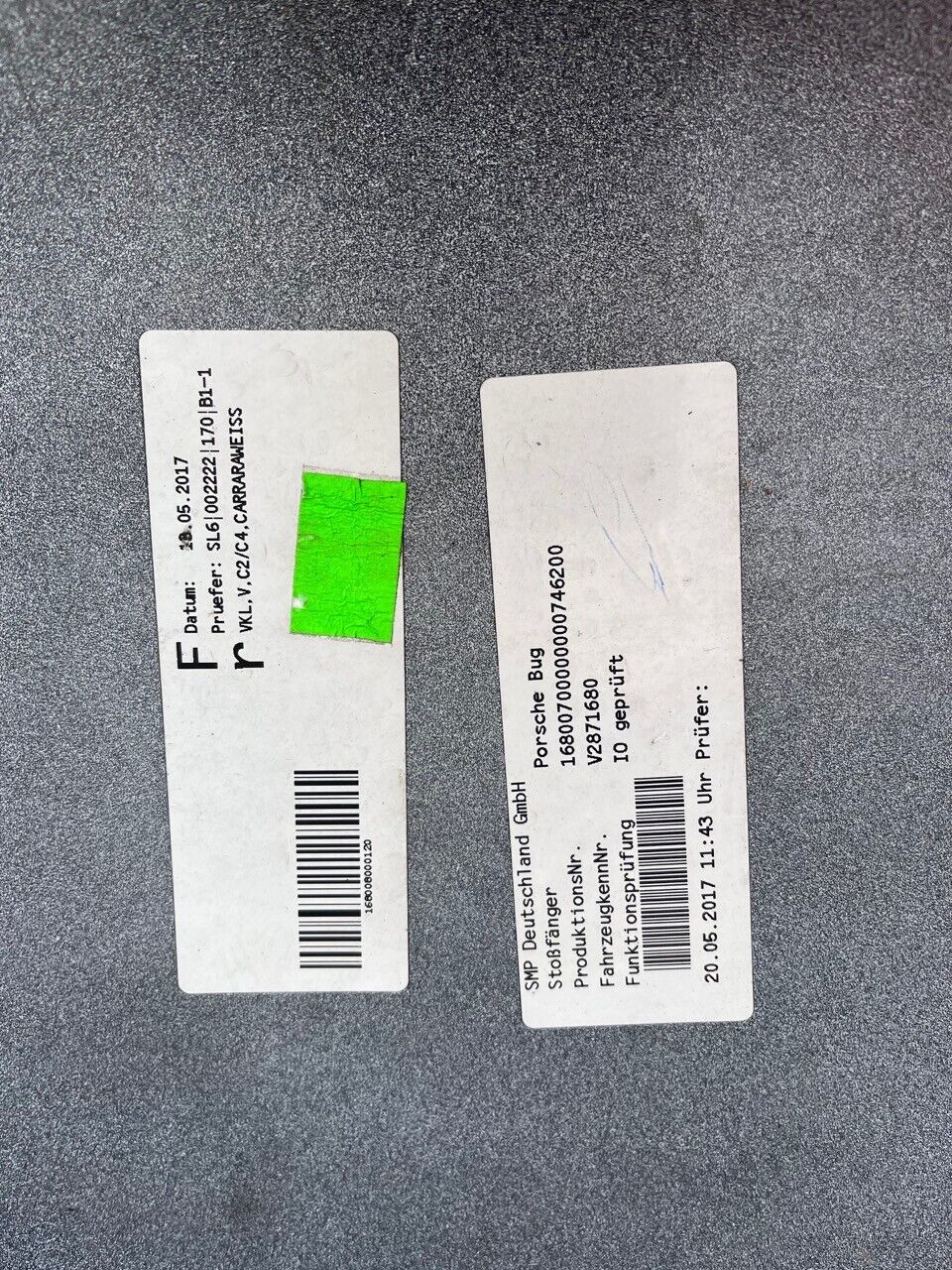 Porsche 911 Carrera S 4s C2 C4 991 2016-2018 Front Bumper White Genuine [p770]