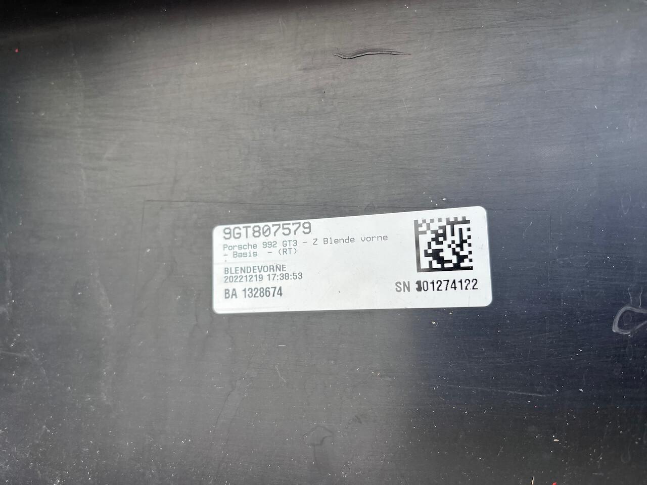 Porsche 911 Gt3 Rs Cup 992 2021-2025 Front Bumper Genuine [p461]