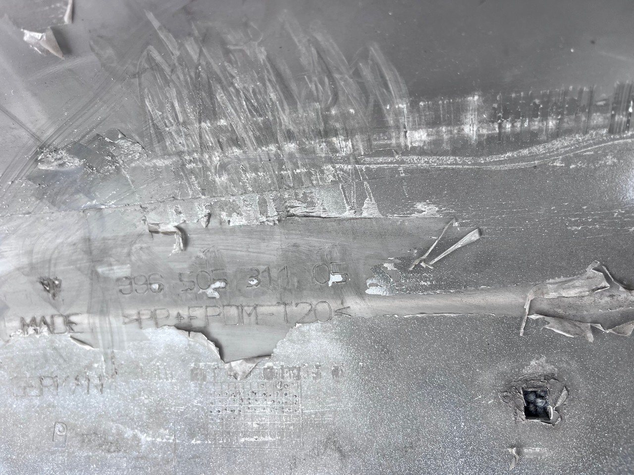 Porsche Carrera Turbo 911 996 2001-2005 Front Bumper Silver Genuine [p505]