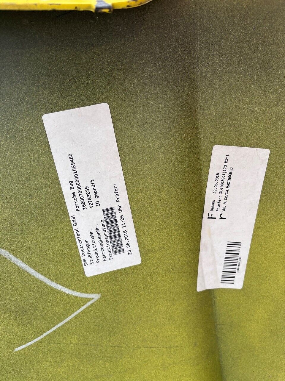 Porsche 911 Carrera S 4s C2 C4 991 2016-2018 Front Bumper 4 Pdc Genuine [p771]