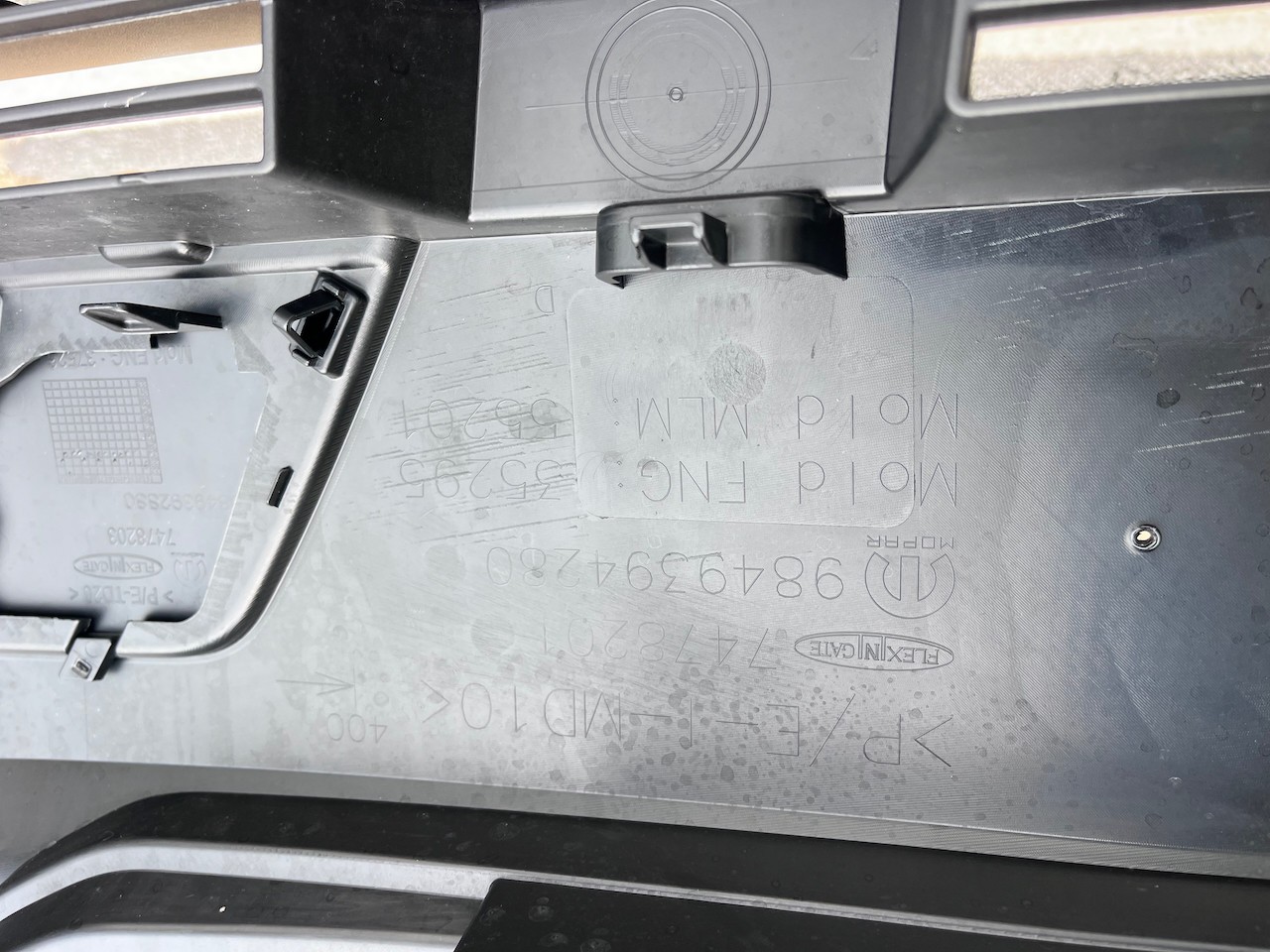 Peugeot Expert Citroen Dispatch Lift 2023-on Front Bumper No Pdc Genuine [c452]