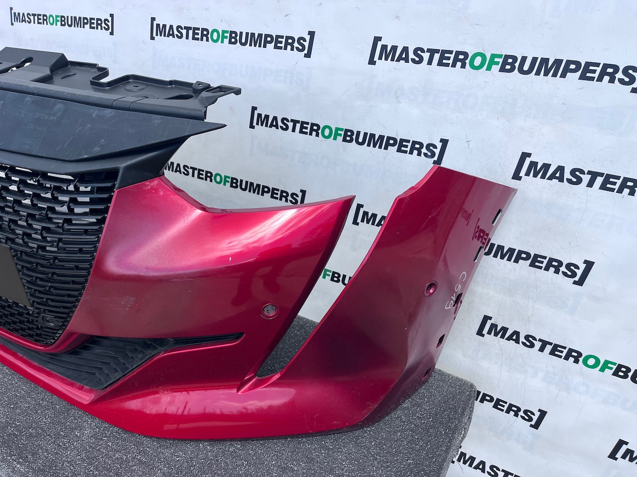 Peugeot 208 Gt Line Mk2 Hatchback 2020-2023 Front Bumper 6 Pdc Genuine [c519]