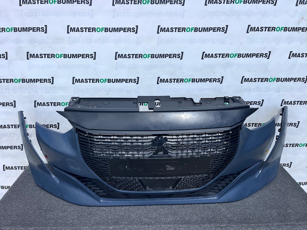 Peugeot 208 Gt Line Mk2 Hatchback 2020-2023 Front Bumper 6 Pdc Genuine [c521]