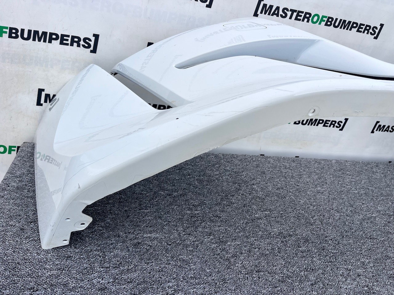 Peugeot 208 Active Premium Mk2 2020-2023 Front Bumper White Genuine [c421]