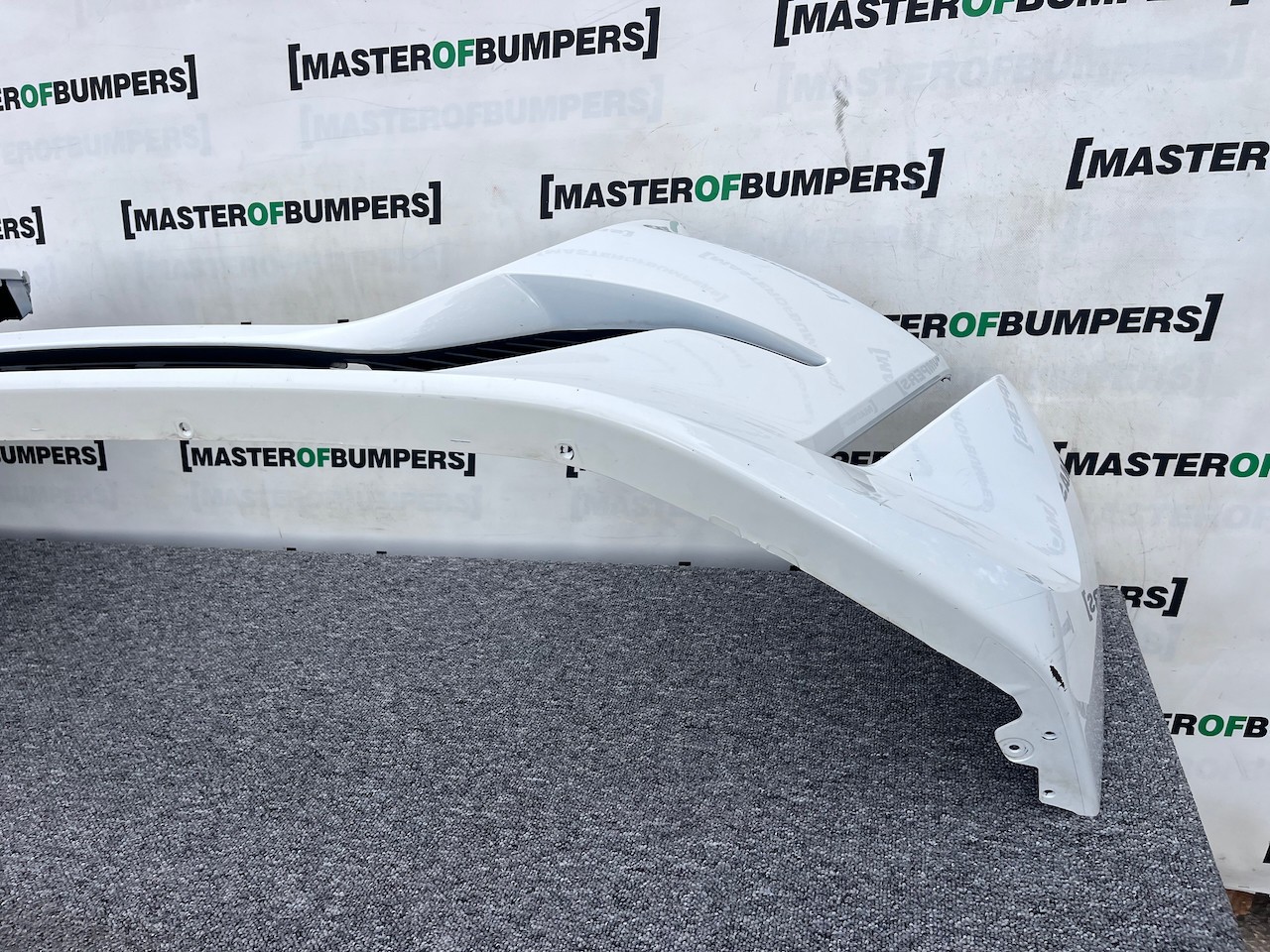 Peugeot 208 Active Premium Mk2 2020-2023 Front Bumper White Genuine [c421]