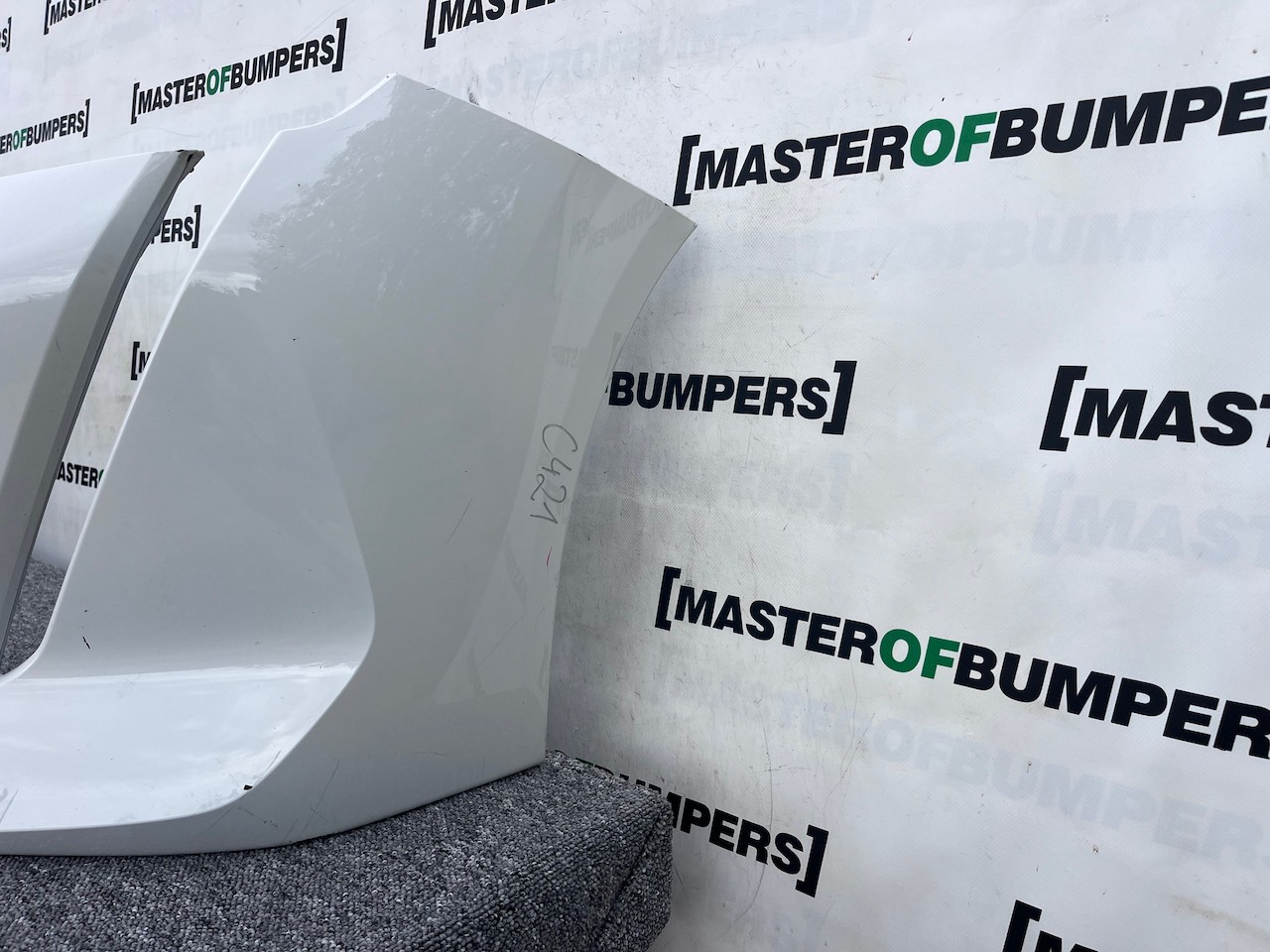 Peugeot 208 Active Premium Mk2 2020-2023 Front Bumper White Genuine [c421]