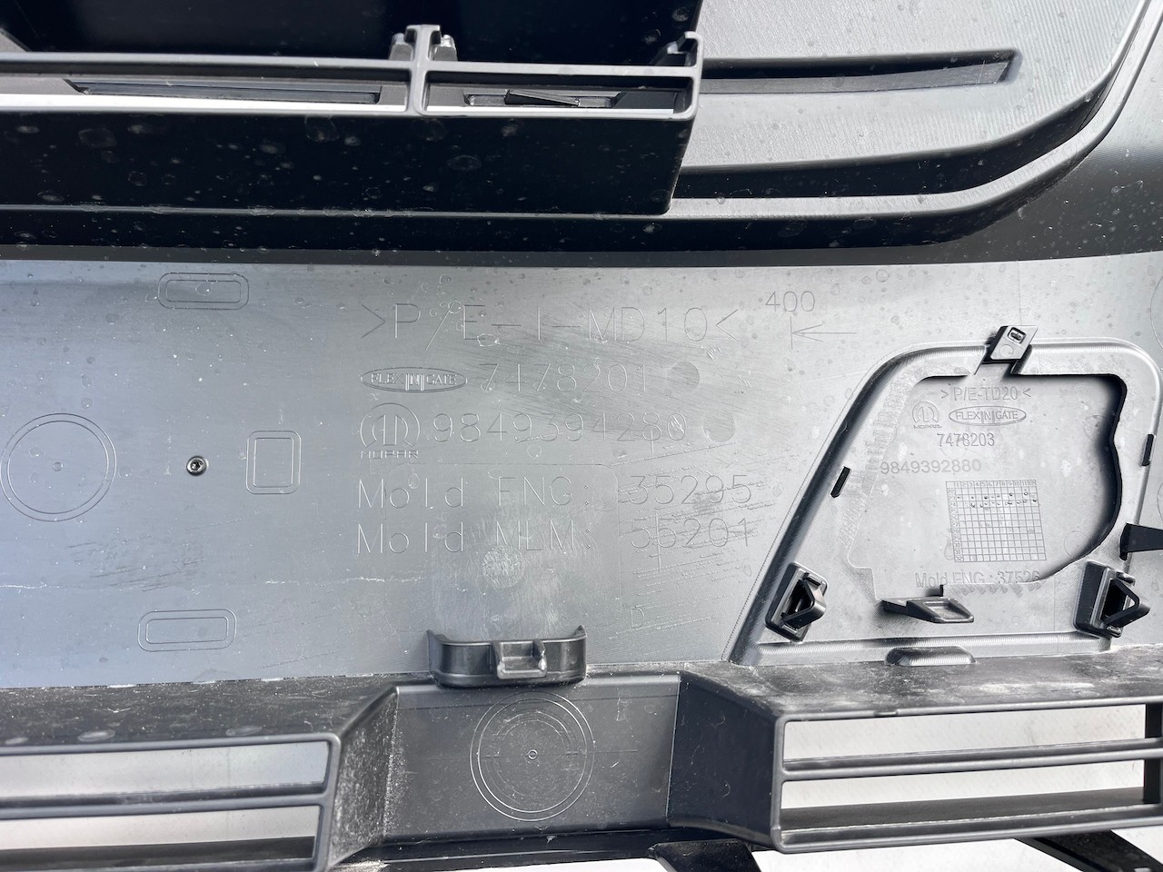 Peugeot Expert Citroen Dispatch Lift 2023-on Front Bumper No Pdc Genuine [c448]