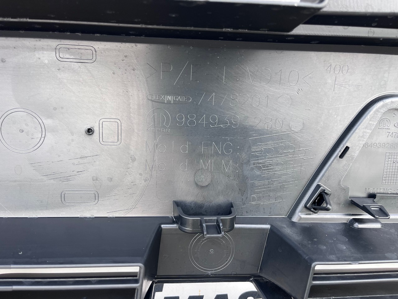 Peugeot Expert Citroen Dispatch Lift 2023-on Front Bumper No Pdc Genuine [c453]