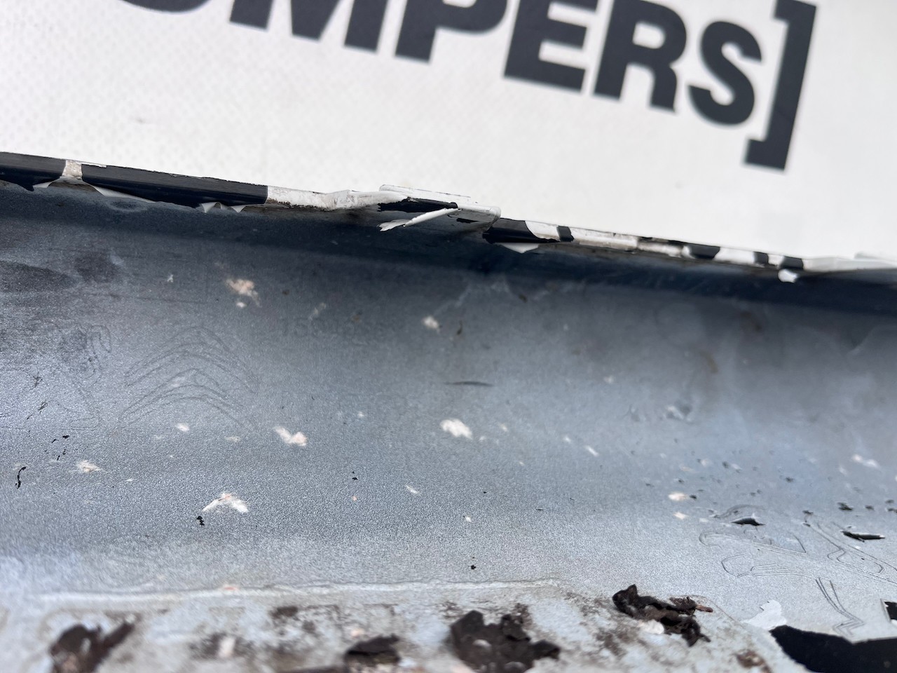 Citroen Dispatch Enterprise Crew Cab 2016-2022 Front Bumper 4 Pdc Genuine [c487]