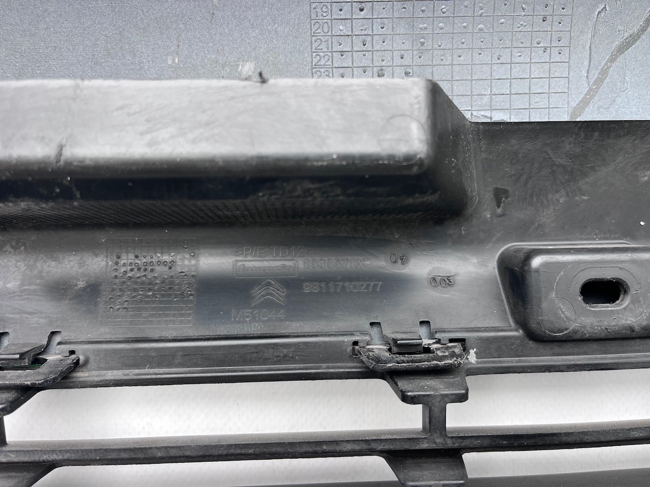 Citroen Dispatch Enterprise Crew Cab 2016-2022 Front Bumper 4 Pdc Genuine [c487]