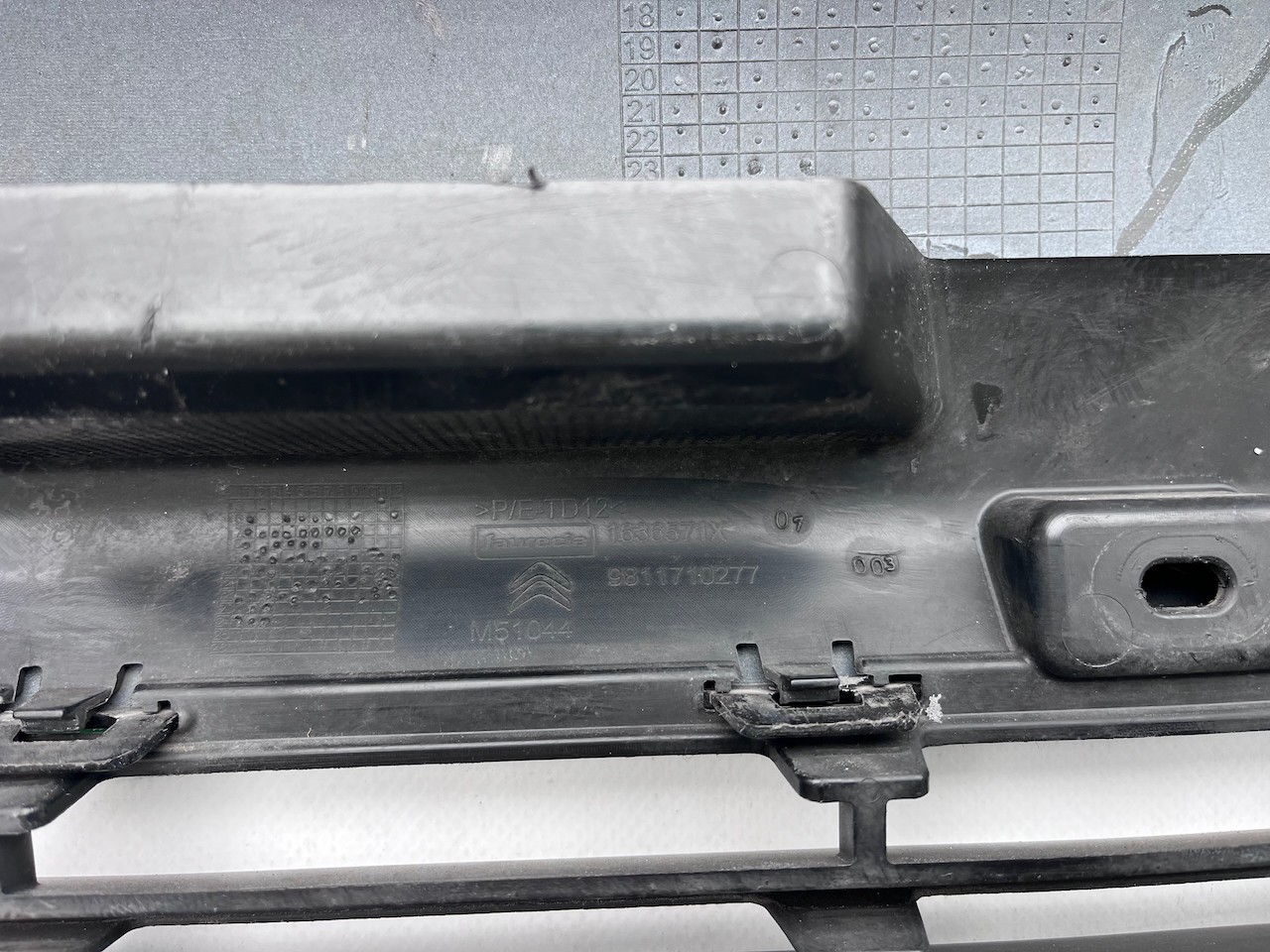 Citroen Dispatch Enterprise Crew Cab 2016-2022 Front Bumper 4 Pdc Genuine [c487]