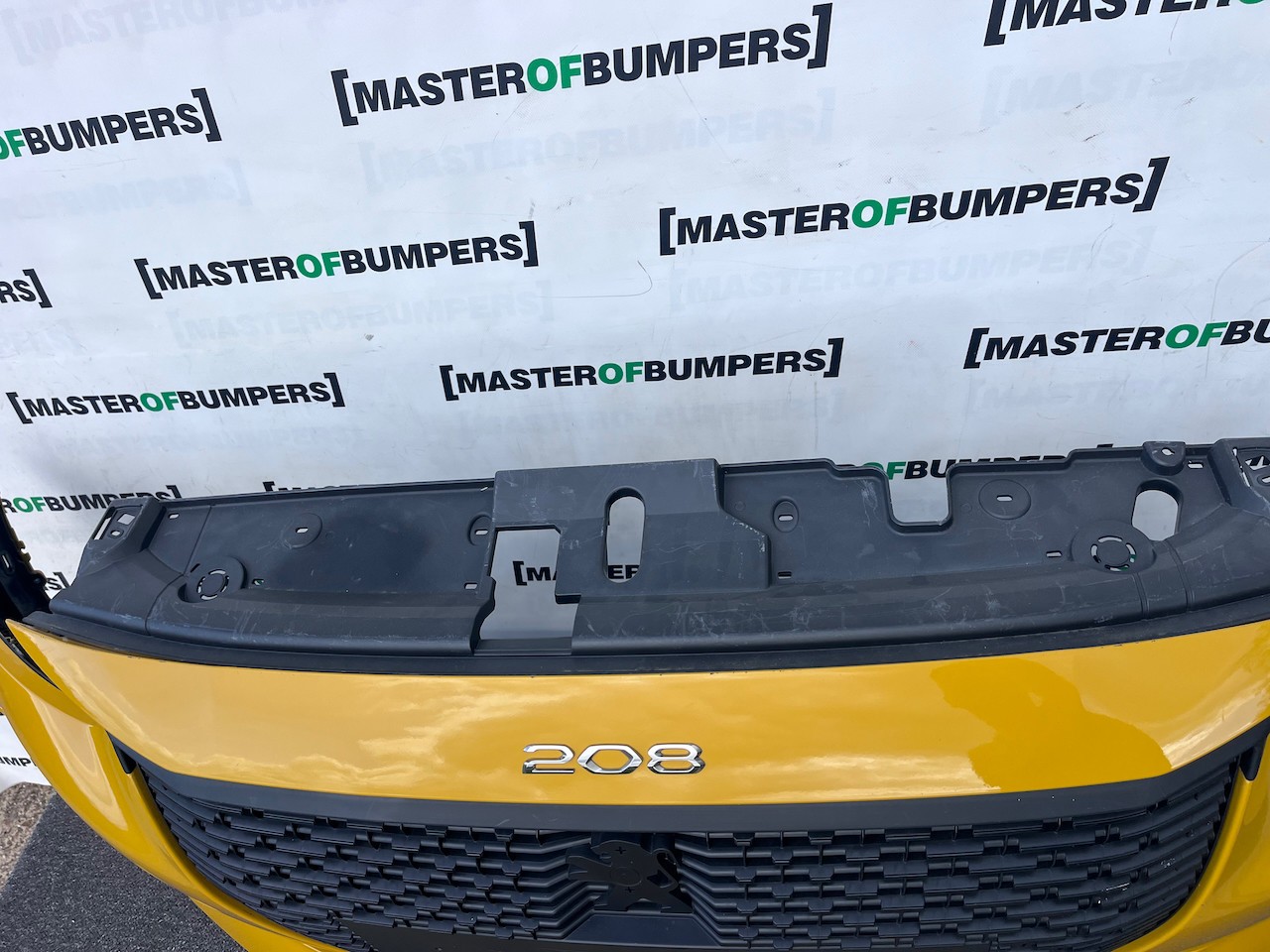 Peugeot 208 Gt Line Mk2 Hatchback 2020-2023 Front Bumper 6 Pdc Genuine [c501]
