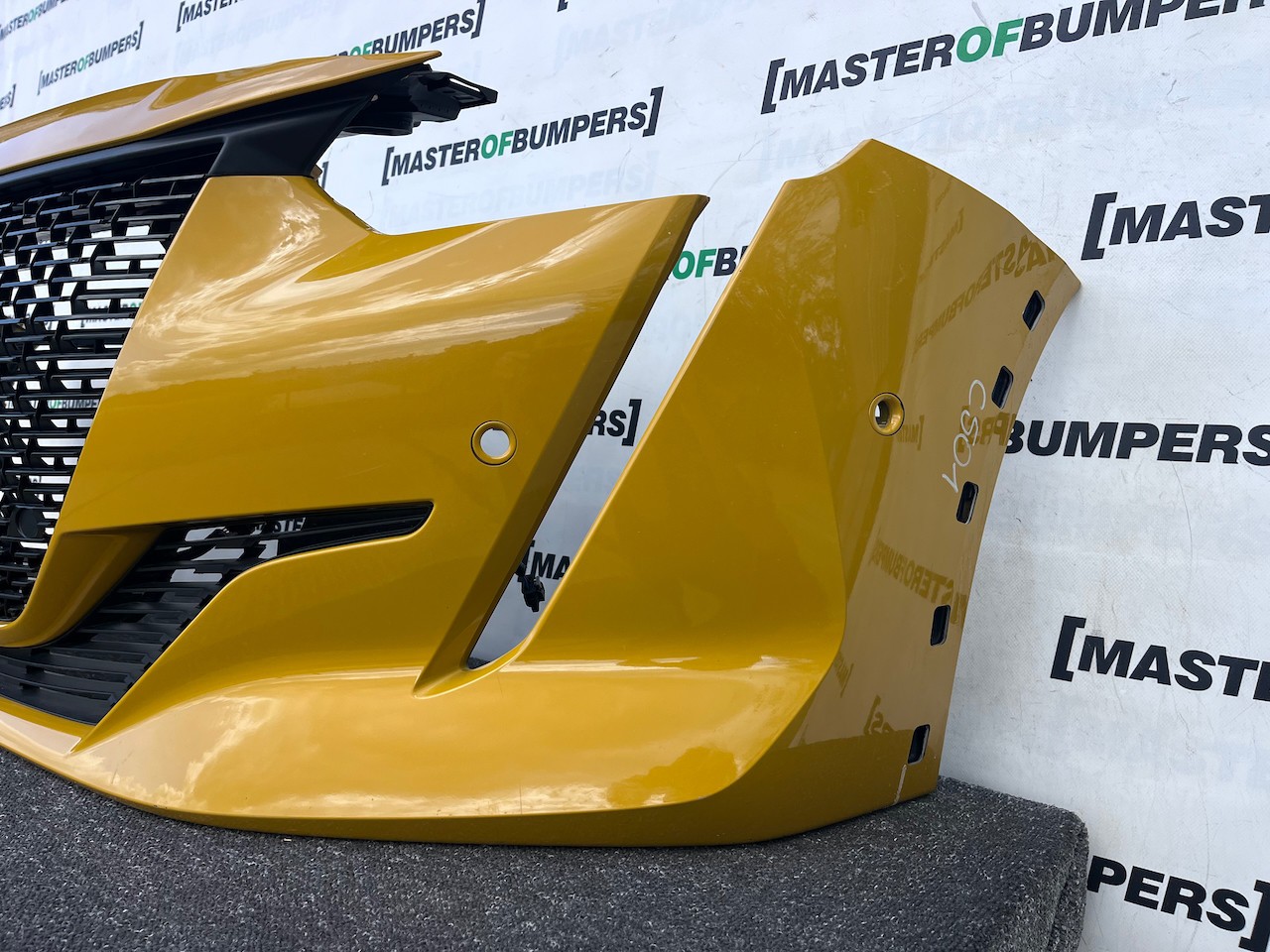 Peugeot 208 Gt Line Mk2 Hatchback 2020-2023 Front Bumper 6 Pdc Genuine [c501]