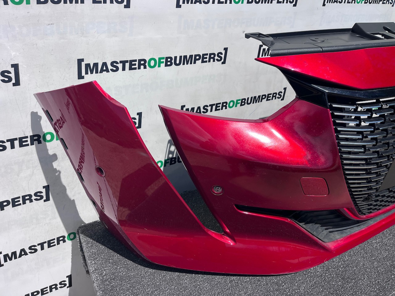 Peugeot 208 Gt Line Mk2 Hatchback 2020-2023 Front Bumper 6 Pdc Genuine [c518]
