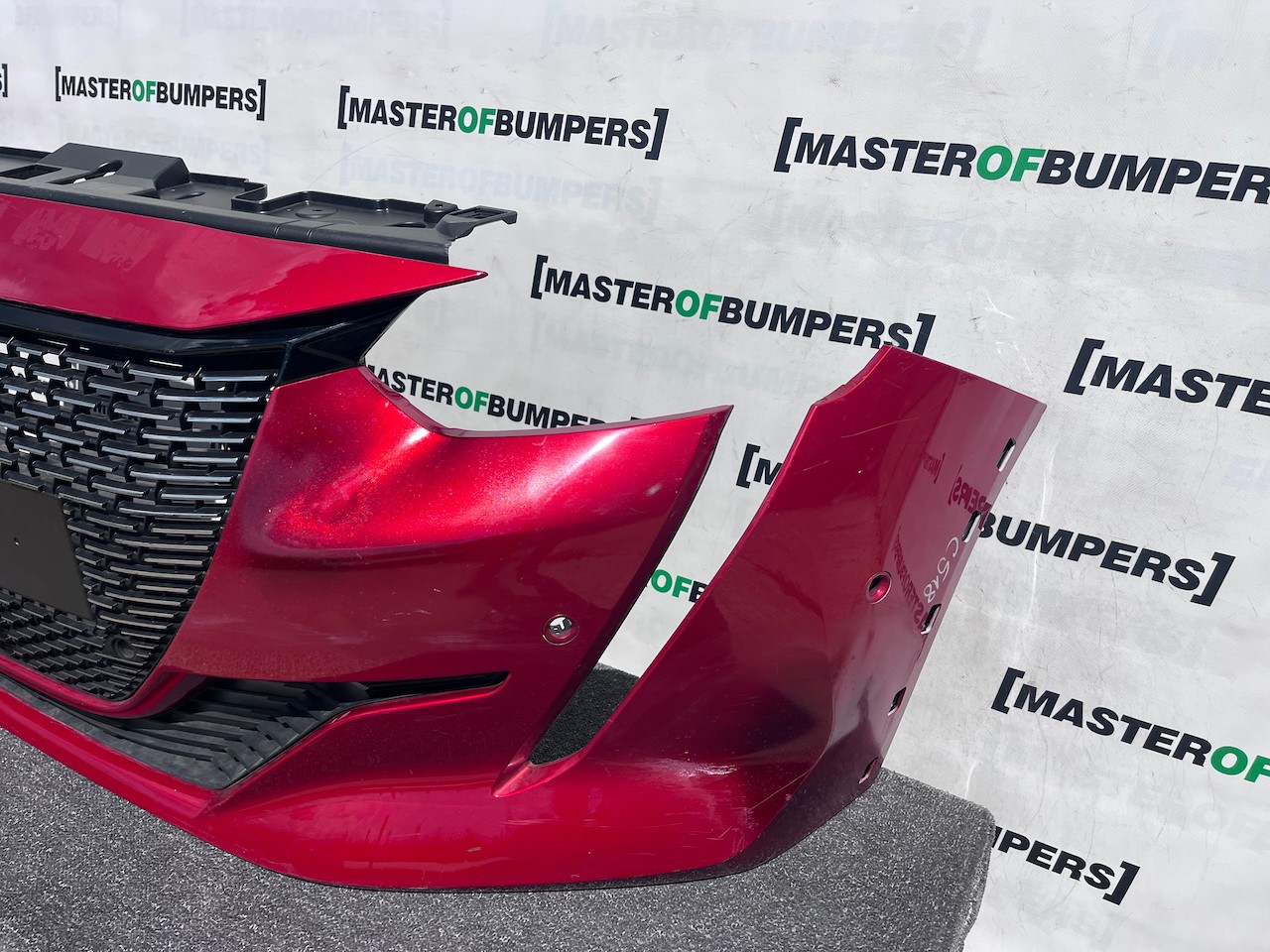 Peugeot 208 Gt Line Mk2 Hatchback 2020-2023 Front Bumper 6 Pdc Genuine [c518]