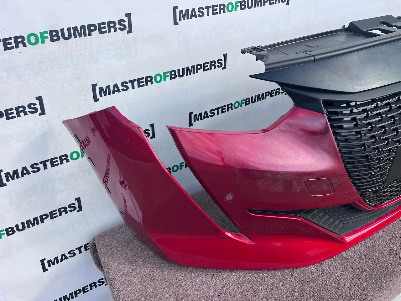 Peugeot 208 Gt Line Mk2 Hatchback 2020-2023 Front Bumper 6 Pdc Genuine [c566]