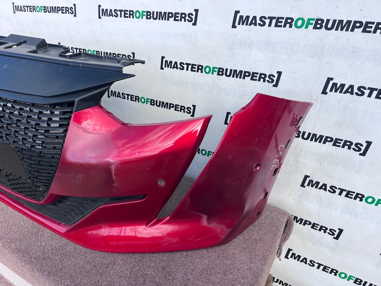 Peugeot 208 Gt Line Mk2 Hatchback 2020-2023 Front Bumper 6 Pdc Genuine [c566]