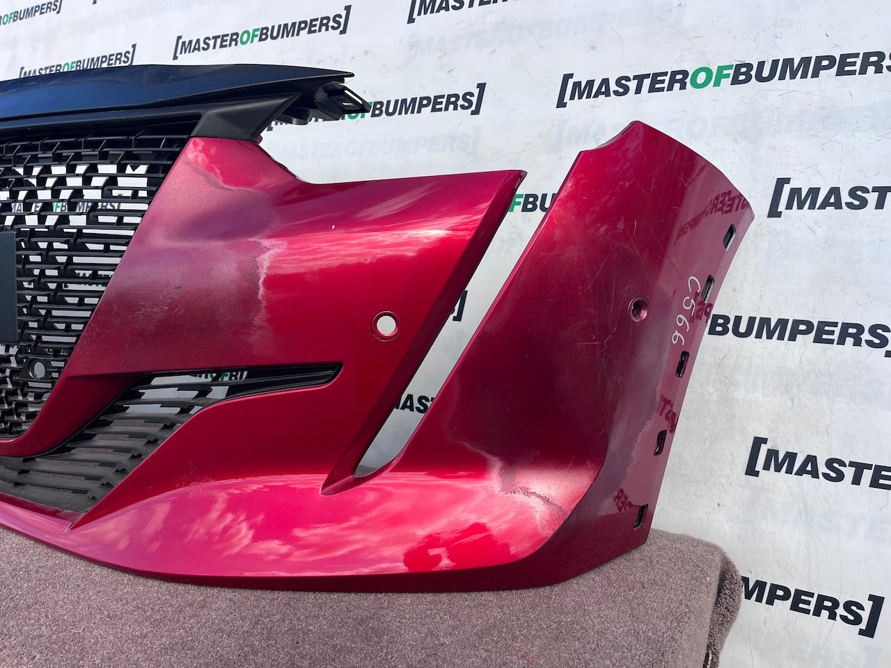 Peugeot 208 Gt Line Mk2 Hatchback 2020-2023 Front Bumper 6 Pdc Genuine [c566]