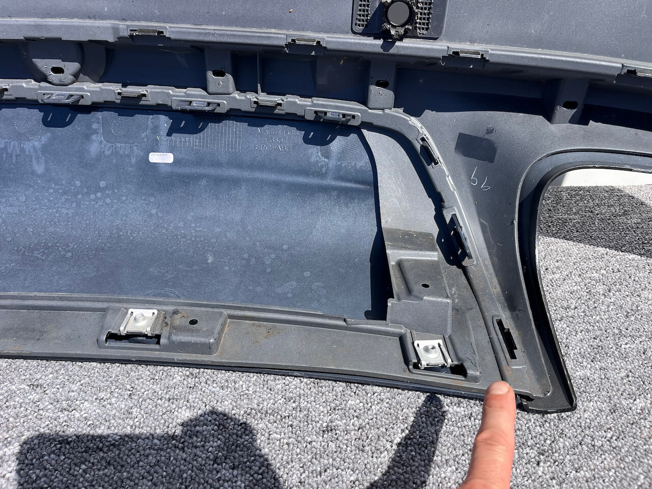 Range Rover Sport Svr Sv 2024-on Rear Bumper 6 Pdc Black Genuine [p404]