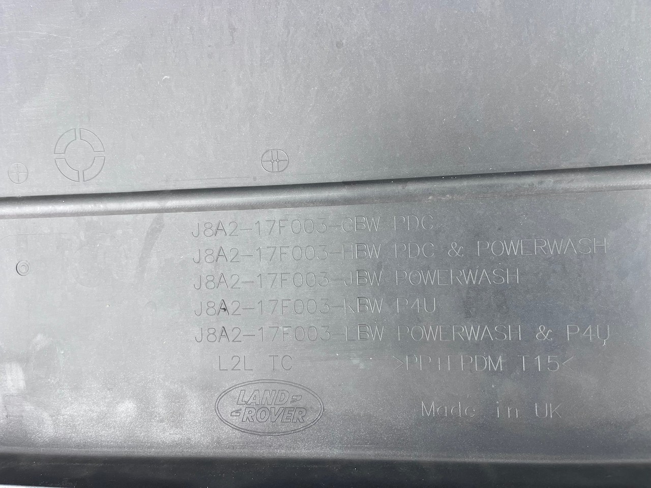 Range Rover Velar Dynamic Hse Suv 2019-2023 Front Bumper 4 Pdc Genuine [p573]