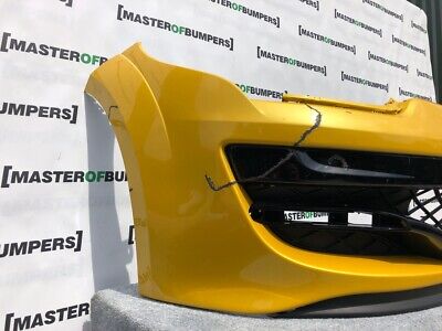 Renault Megane Rs Mk3 2014-2016 Front Bumper In Yellow Genuine [r392]