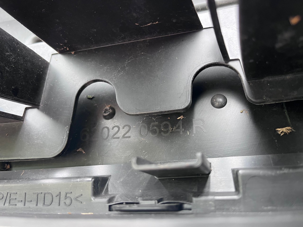 Renault Kangoo Express Van 2021-2025 Front Bumper Textured Genuine [rtxt]