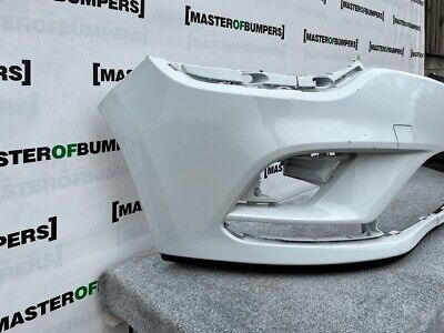 Renault Clio Mk4 Face Lifting 2016-2018 Front Bumper In White Genuine [r422]