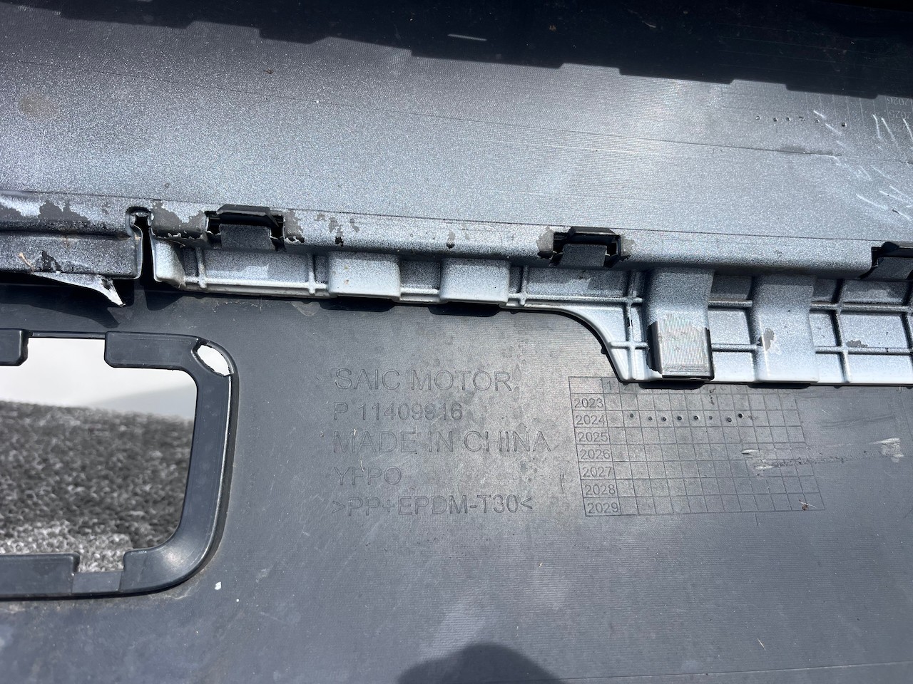 Mg Zs Hybrid+ E Crossover Mk2 2024-2027 Rear Bumper Pdc Genuine [p643]