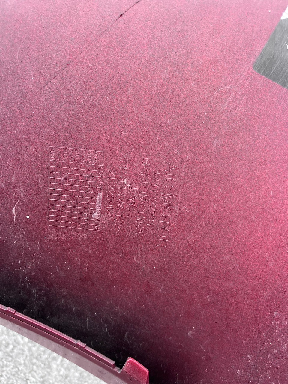 Mg 3 Mg3 Hybrid Trophy Hatchback Mk3 2024-2026 Front Bumper Genuine [p582]