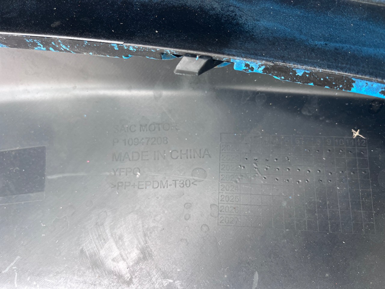 Mg Hs Trophy Lift Hatchback 2022-2025 Front Bumper No Pdc Genuine [p504]