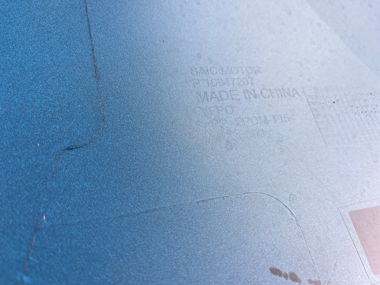 Mg Hs Trophy Lift Hatchback 2022-2025 Front Bumper No Pdc Genuine [p504]