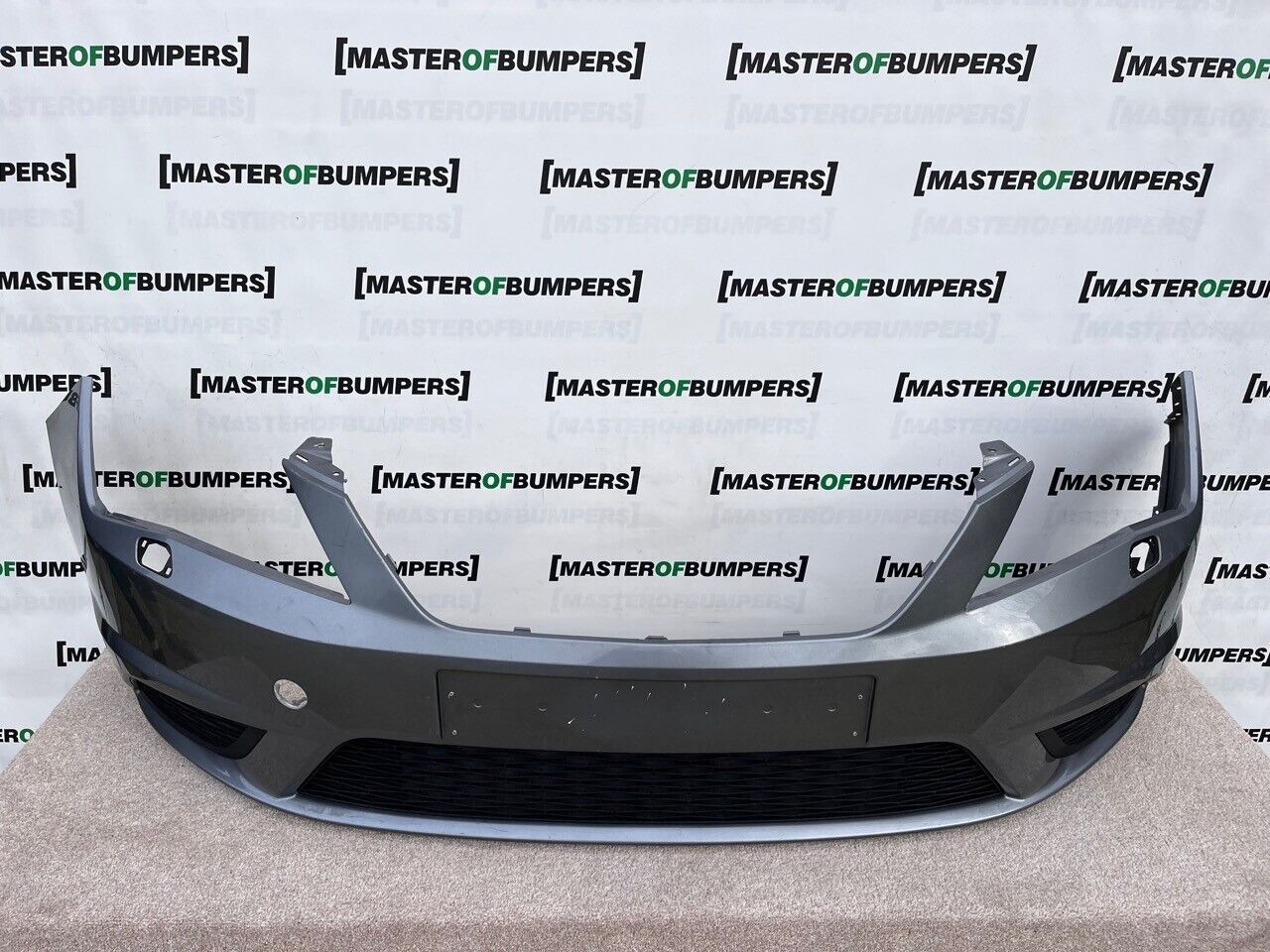 Seat Toledo Se Mk3 2012-2016 Front Bumper Grey No Pdc  + Jets Genuine [o356]